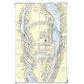 NOAA Nautical Chart 12343: Hudson River New York to Wappinger Creek